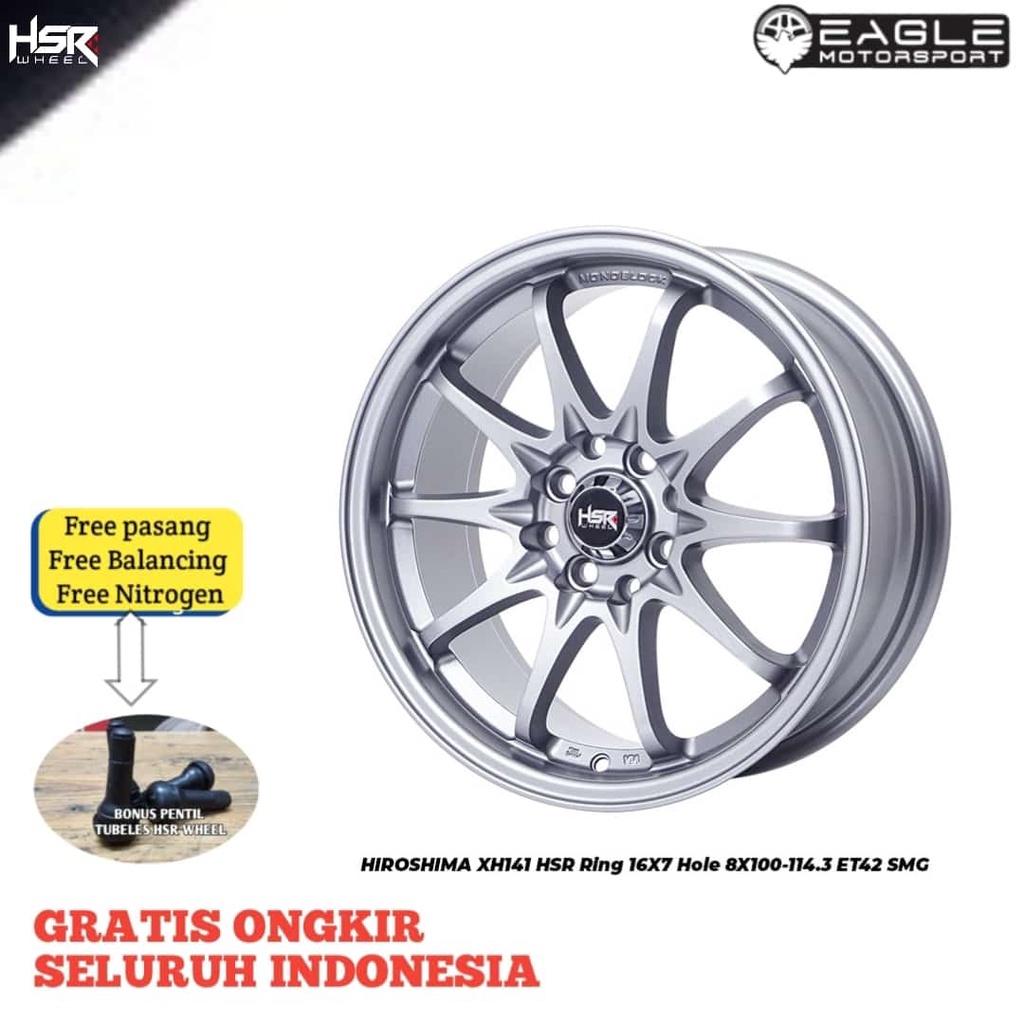 VELG MOBIL R16 RING 16 VELG JAZZ YARIS VIOS LANCER AGYA AYLA HSR WHEEL HIROSHIMA