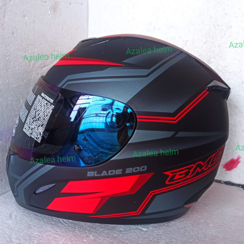 helm BMC Blade full face black red doff
