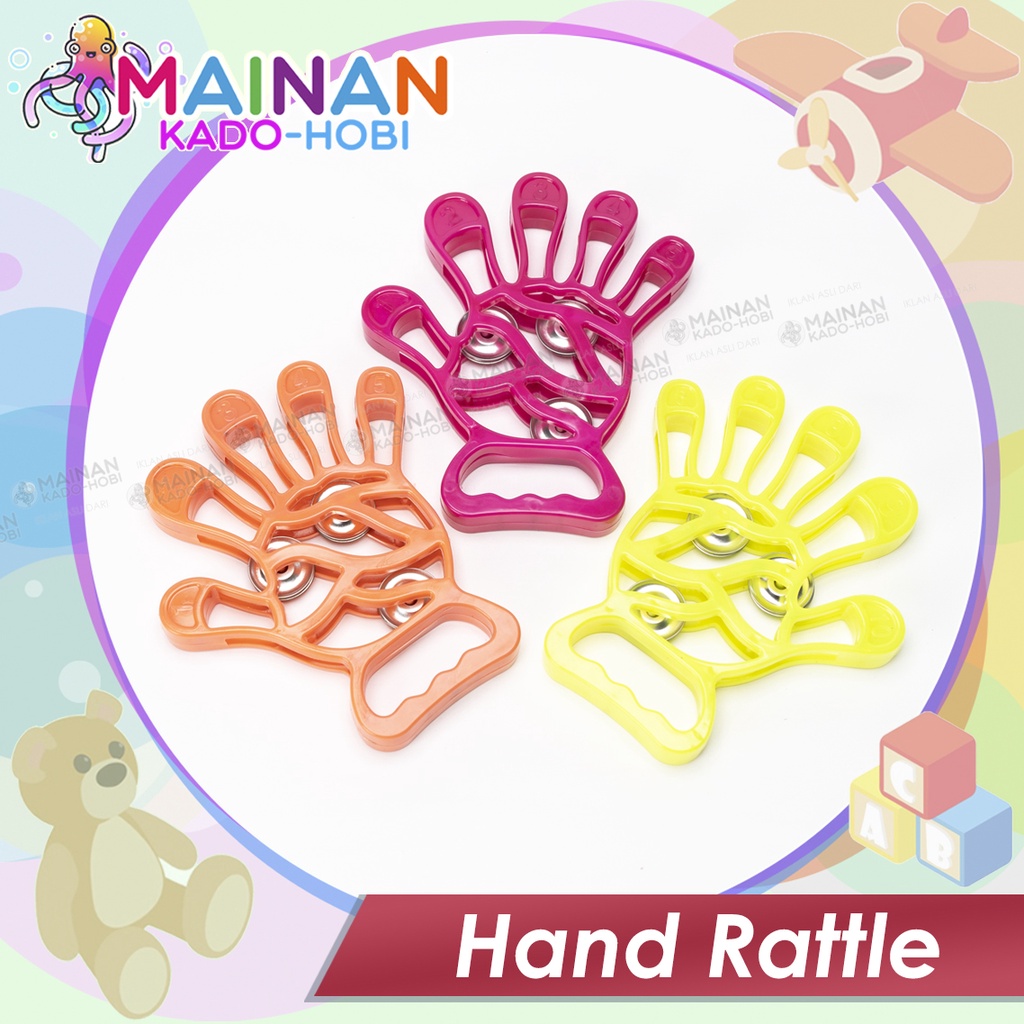 MAINAN EDUKASI ANAK KERINCINGAN TANGAN HAND RATTLE TOYS