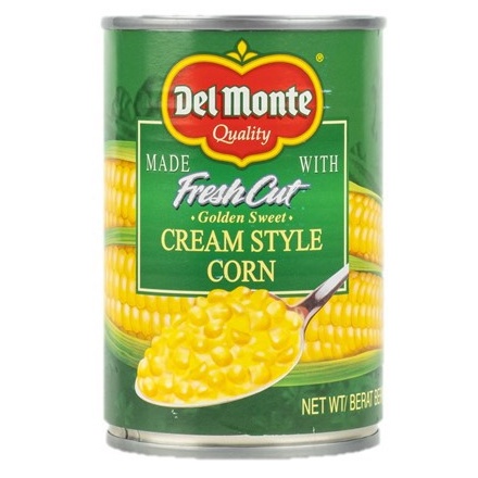 Delmonte Cream Style Corn Krim Jagung Manis 425gr