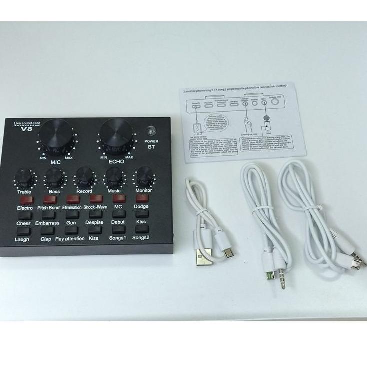 Murah Istimewa Audio Soundcard V8 , V8s , V8 Plus Taffstudio