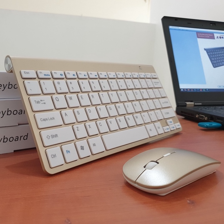Keyboard &amp; Mouse Set Wireless Termurah Berkualitas