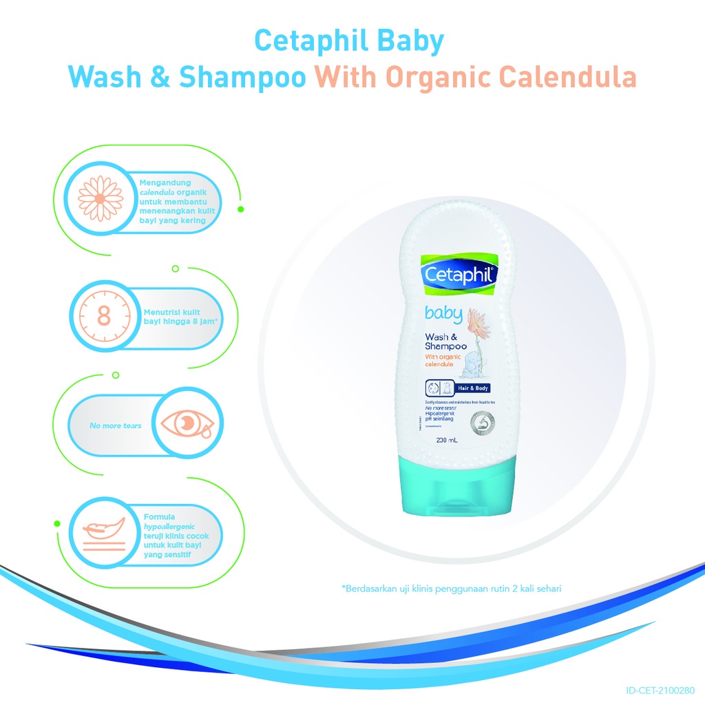 Cetaphil Baby Gentle Wash &amp; Shampoo (Hair &amp; Body) Sabun dan Sampo Bayi