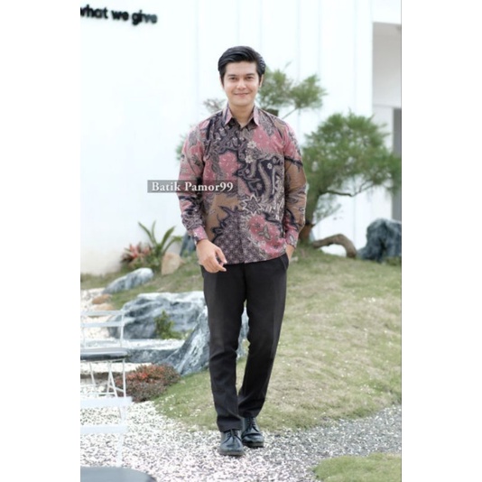 KEMEJASTALY KEMEJA PRIA kemeja batik pria lengan panjang m l xl xxl kain katun premium batik premium