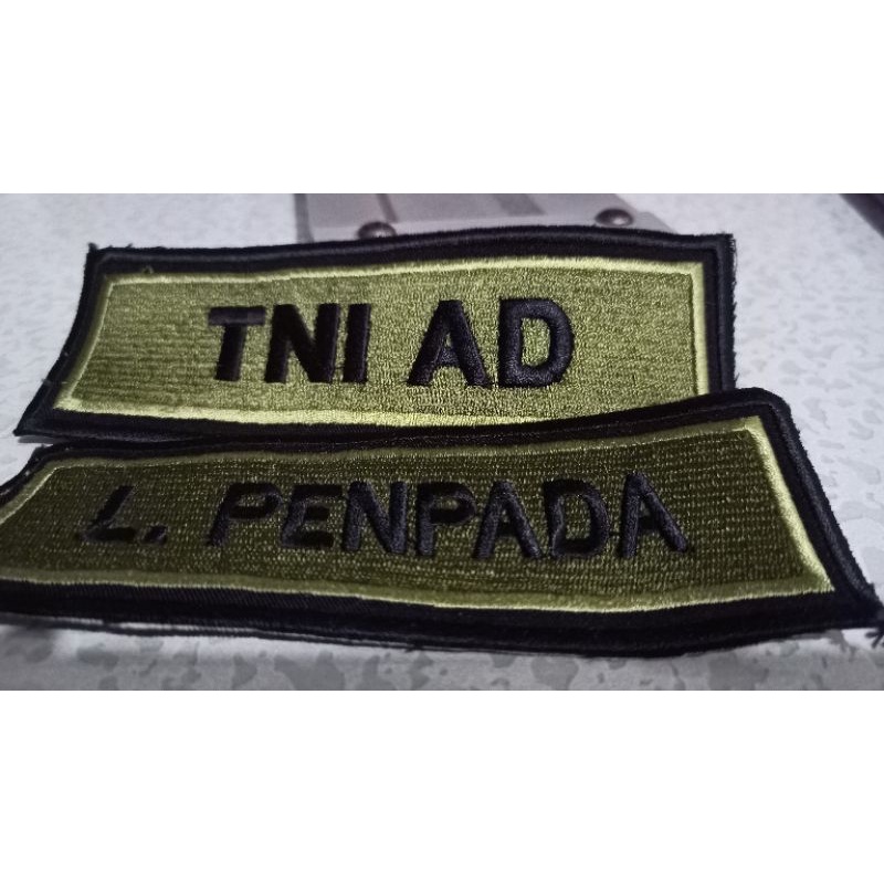 Jual Bordiran Pdl Tni Ad Terbaru Full Benang Bordir Shopee Indonesia