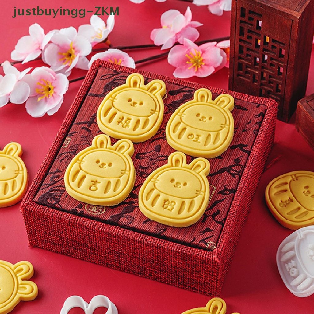 [Hanya Beli] Cetakan Biskuit Bentuk Kelinci Tahun Baru Fondant Pastry Cutter Baking Cookies Mold [RICO]