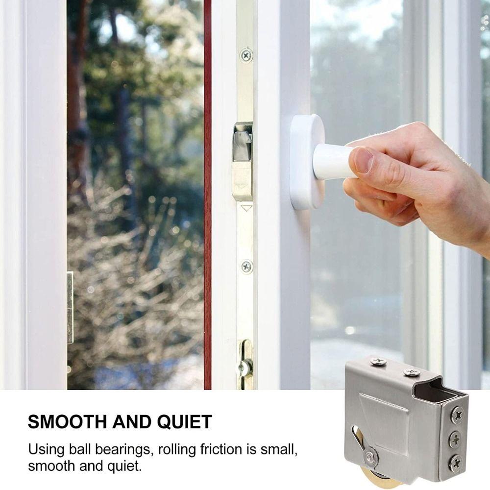 Aksesoris Katrol Nanas Aluminium Alloy Sliding Window Roller