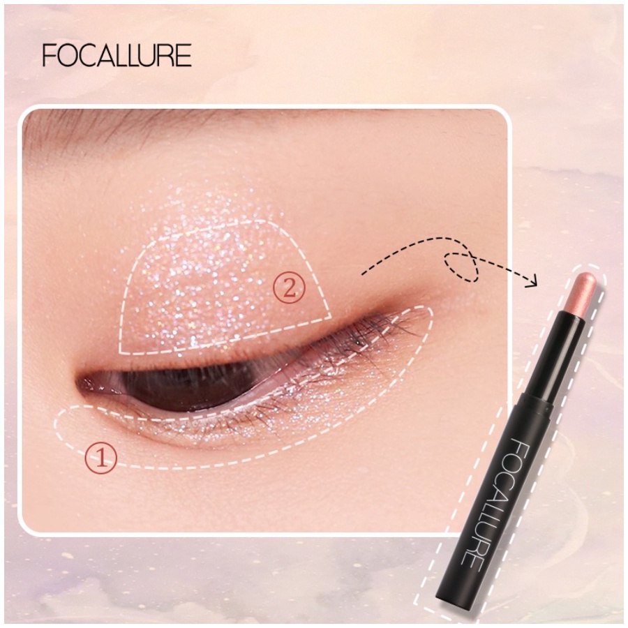 FOCALLURE FA38 Cream Shimmer Single Eyeshadow Pencil