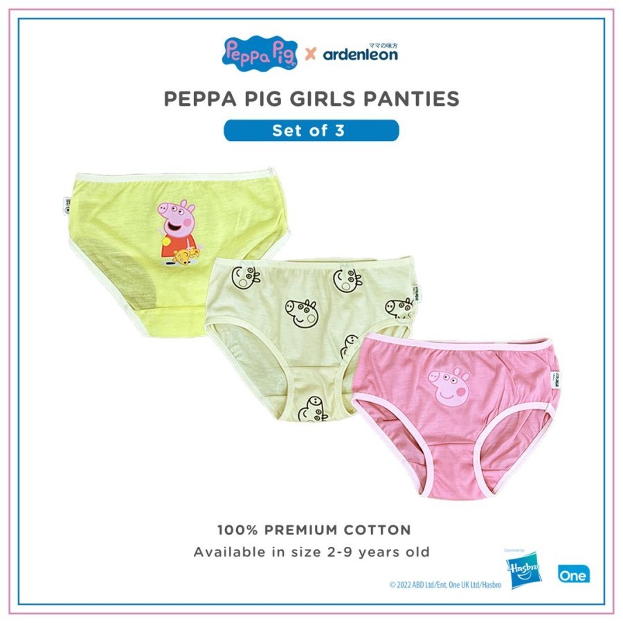 Ardenleon Peppa Pig Girls Panties 1.0 | Celana Dalam Anak