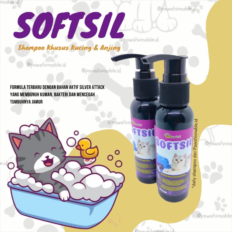 SOFTSIL Shampoo Khusus Kucing &amp; Anjing