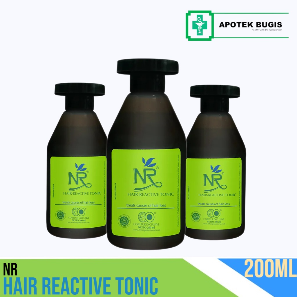 NR Hair Reactive Tonic Treatment Size 200ml Tonik Mencegah Rambut Rontok