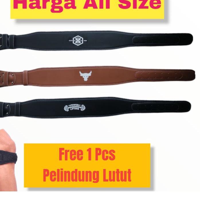 ダ SABUK GYM  FITNESS - BAHAN SEMI KULIT - DurabilityPower Miliki