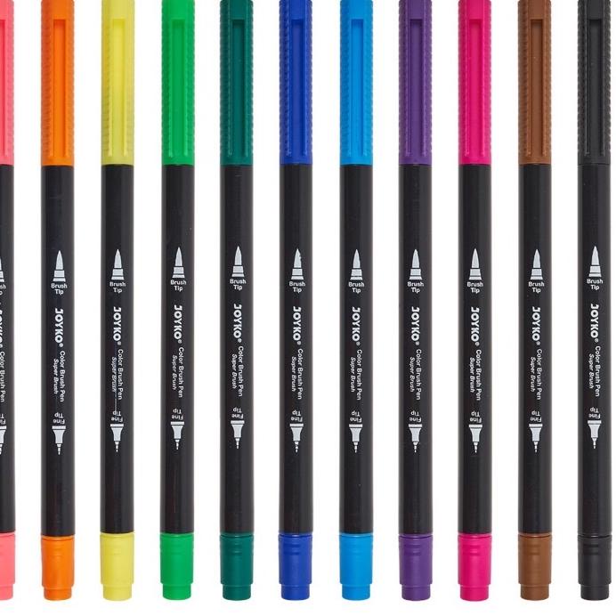 

Update! Color Brush Pen Pena Kuas Warna Joyko CLP-13 12 Warna Color ✔