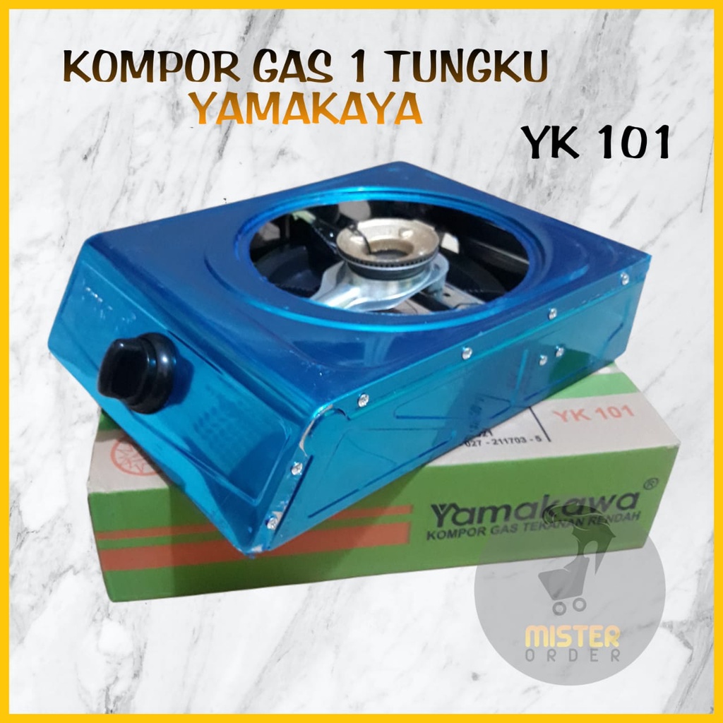 [COD] KOMPOR GAS 1 TUNGKU STAINLESS STEEL YAMAKAWA