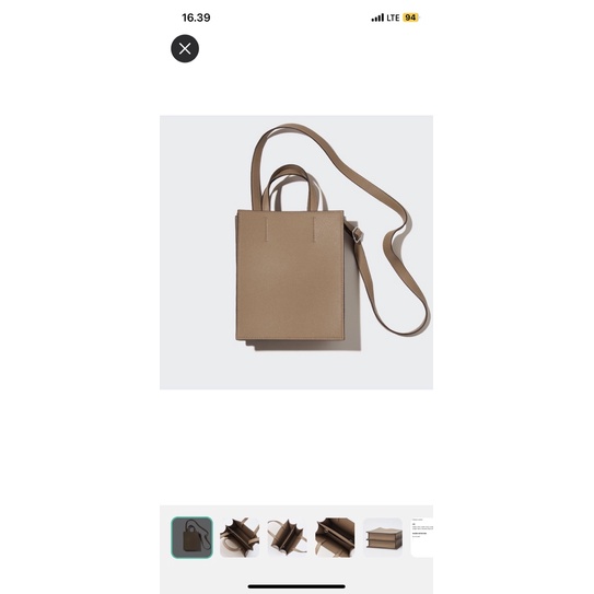 Uniqlo Faux Leather Shoulder Bag