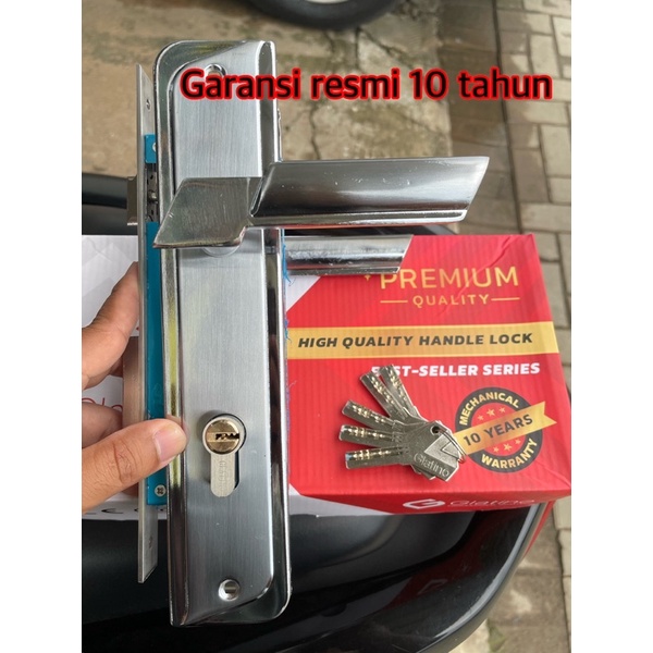 PROMO STOK TETBATAS KUNCI PINTU BESAR GARANSI 10 TAHUN/kunci pintu set,handle besar kunci  pintu lngkp UK besar kunci pintu sus 304/ Brilon kunci besar garansi 1 tahun/ KUNCI PINTU BESAR 25 CM/ KUNCI PINTU RUMAH STANLIS SUS 304/ kunci pintu besar 25 cm