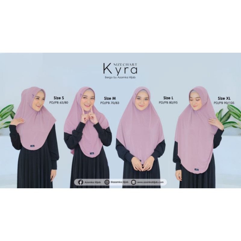 KYRA BASIC SIZE S BY AZAMKA HIJAB