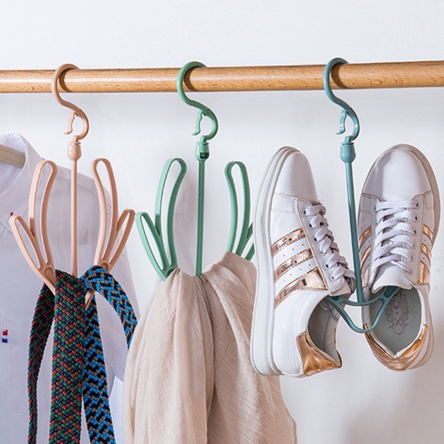 Gantungan Jemuran Sepatu Sandal Hanger Shoes Kaos Kaki Tas Multifungsi