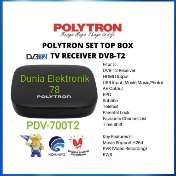 set top box polytron pdv 700t2