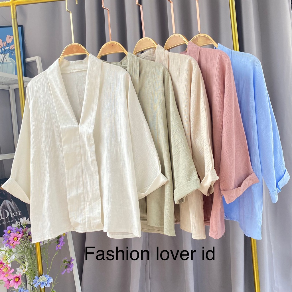 Blouse wanita korean style / Atasan wanita kekinian / Fashion wanita korean