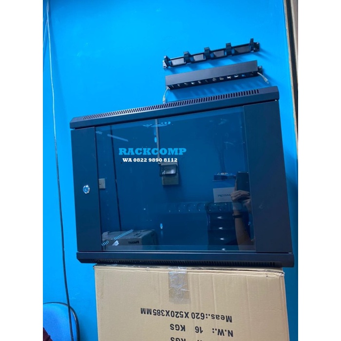 wallmount rack 19inch 8u depth 500mm single door/ rack server 8u wall