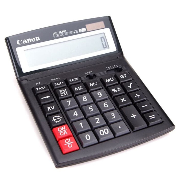 

BIG SALE CANON WS-1610T KALKULATOR 16 DIGIT