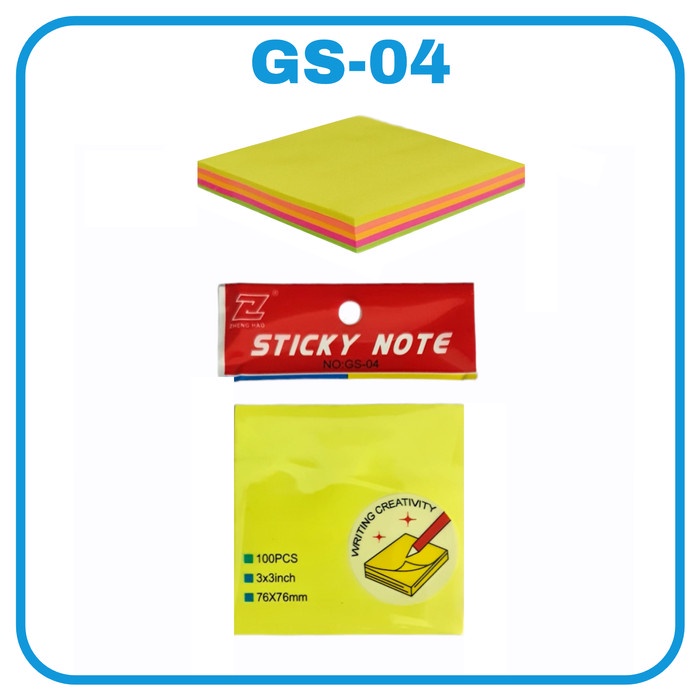 

PRO Sticky Note 3x3/100 Rainbow / Stick Note/Notes Tempel - 03035A
