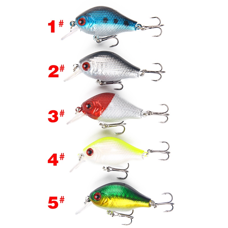 5.5 cm 7.8g Crankbaits Memancing Umpan Umpan Keras Topwater Lures Fishing Tackle Umpan Keras