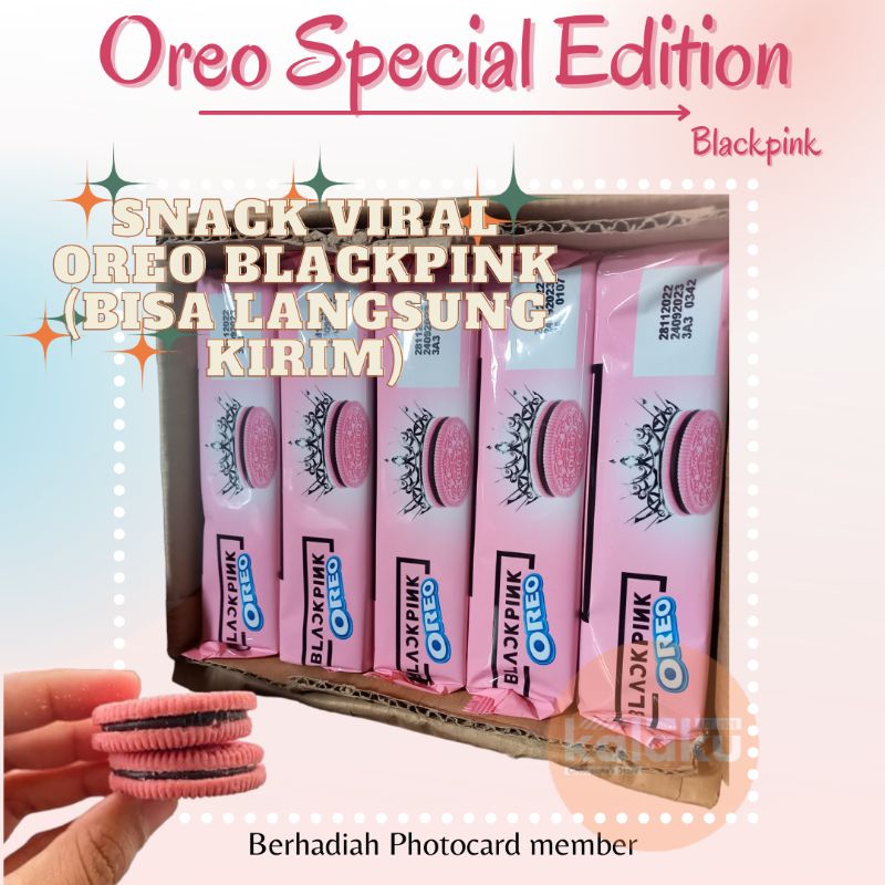 Oreo Blackpink Viral | Snack viral | Oreo Special Edition E.d September 2023 TANPA PO