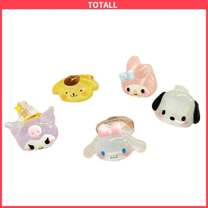 COD Cinnamoroll Anjing Kulomi Cincin Resin Lucu Girly Pasangan Saudara Perempuan Pembuka Pacar Kartun Untuk Pasangan Murah-Totall