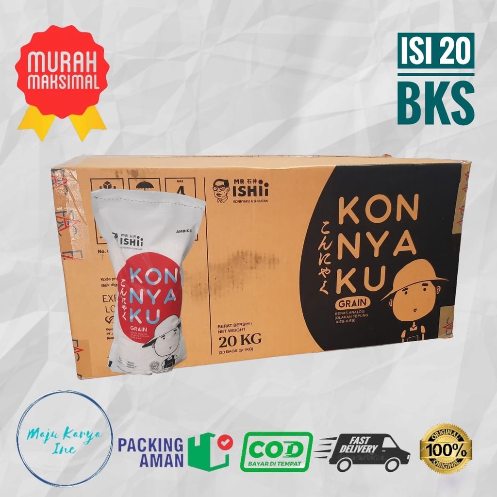 Beras Shirataki 1 kg Dus isi 20 kg
