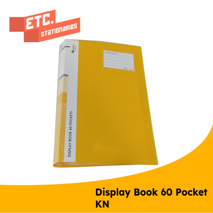 

SPECIAL Dataflex Display Book / Clear Holder 60 Pocket KN DF-823 Code 3822