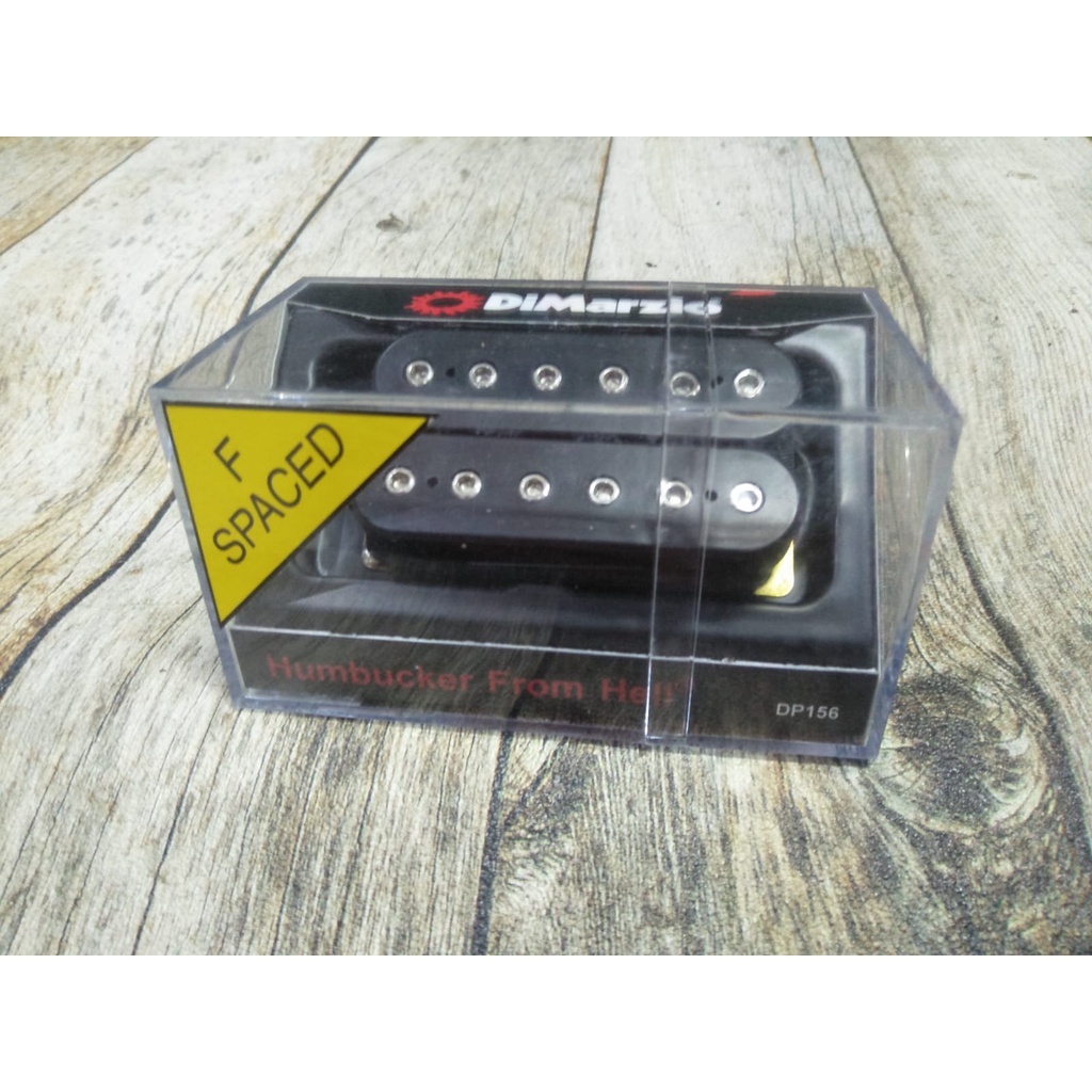 DIMARZIO DP156BK HUMBUCKER FROM HELL IN BLACK F-SPACING