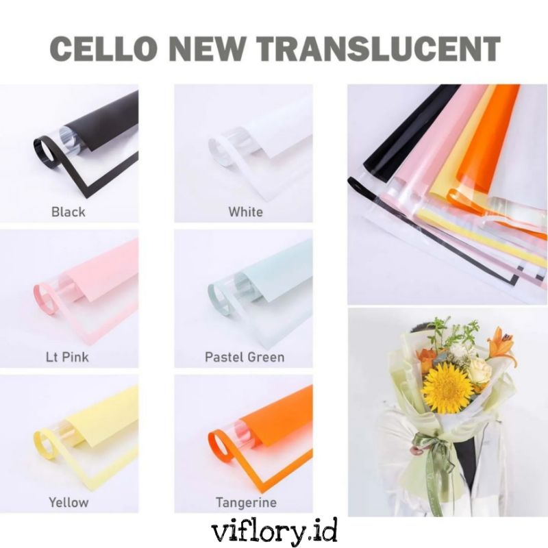 

Cello New Translucent (wajib tambahkan Dus)