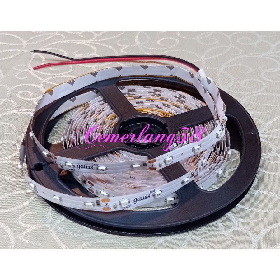 LED Strip SMD 3528 Merah/Red DC 12V IP33 INDOOR N Gel