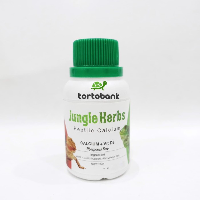 JUNGLE HERBS REPTILE CALCIUM + VIT D3