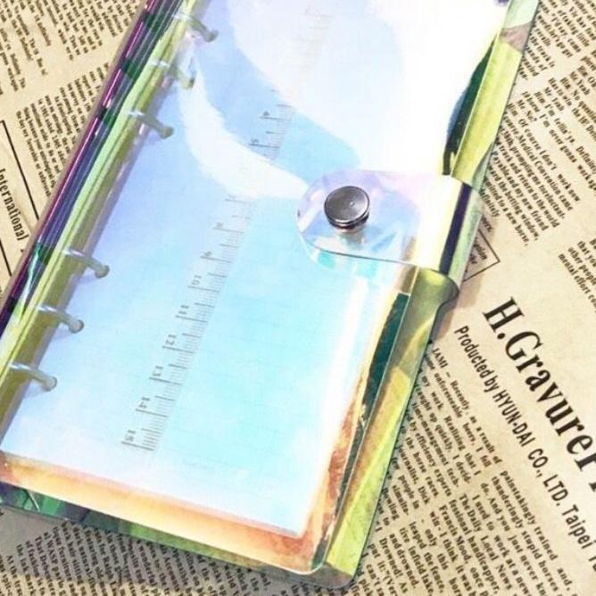 

FRESHH (FREE Penggaris) A5 A6 Binder Diary Notebook Laser Hologram KOKO 6 Ring DFY,