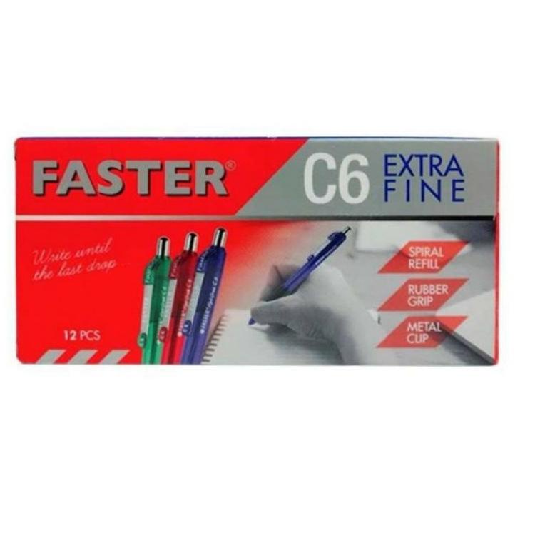 

Ready Pulpen Faster C6 Cetek Extra Fine (1 Lusin) ART