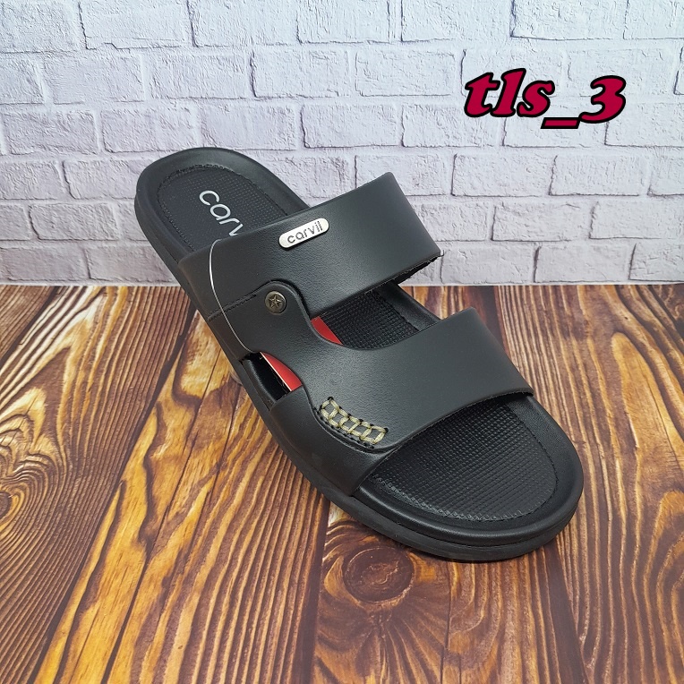 Sandal Selop Carvil Terbaru Revino 01/02 38-44 Sandal Pria Kasual Ori