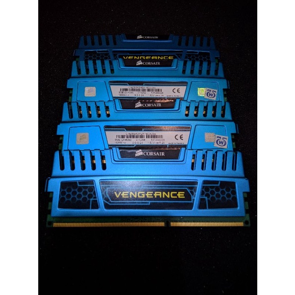ram ddr3 1600MHz corsair vengeance blue 16gb (4x4Gb)