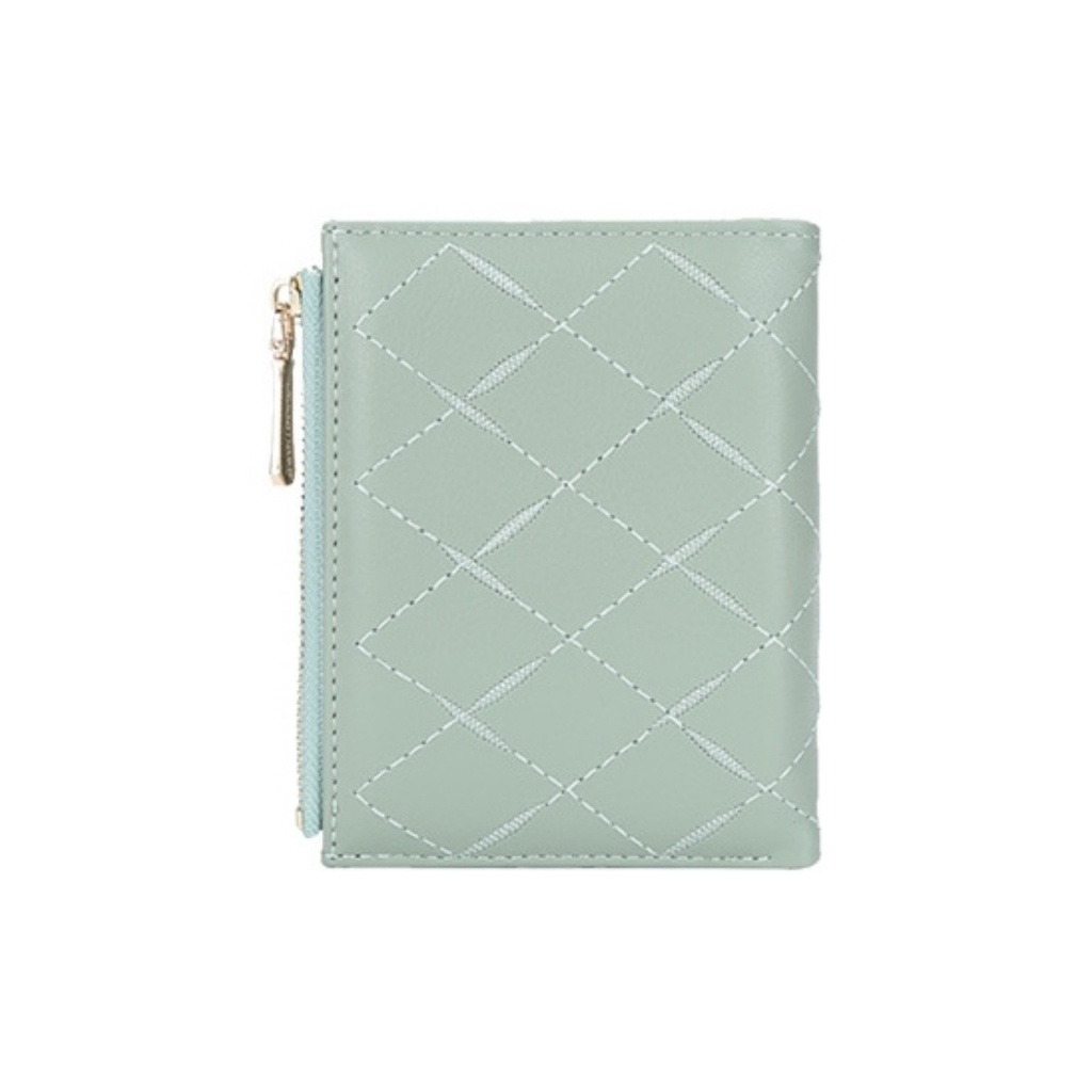 DOMPET LIPAT WANITA KECIL IMPORT BAELLERRY WA619G3 ORIGINAL KULIT HIJAU SORENTA MINI KOREA SLOT KARTU MURAH UANG KOIN FASHION CEWEK SIMPLE LUCU RESLETING PREMIUM BRANDED BATAM REMAJA KEKINIAN