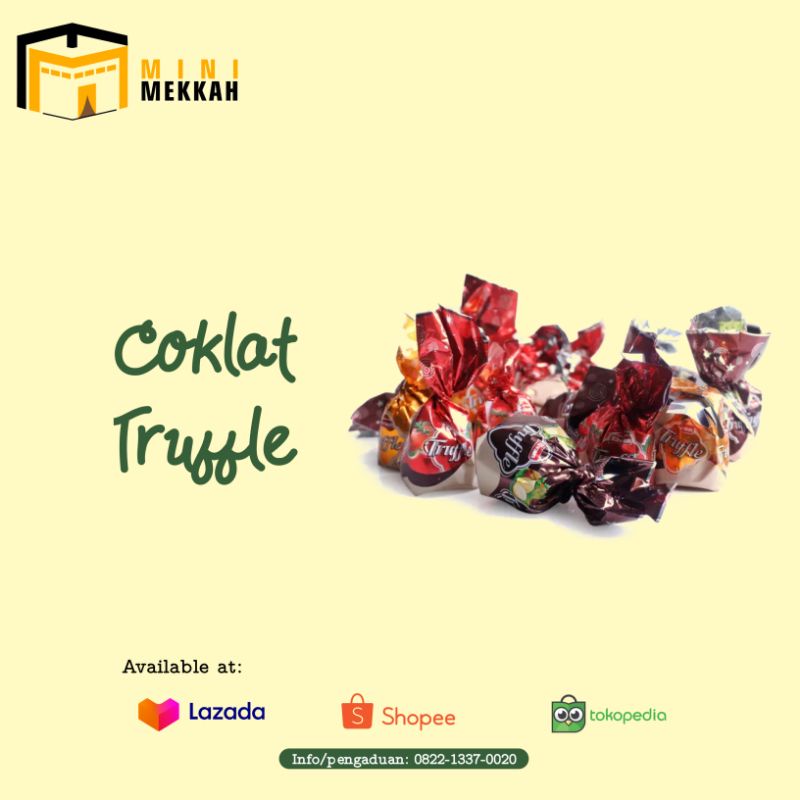 

COKELAT TRUFFLE DUS 2KG / COKLAT ARAB / COKLAT TURKI TURKEY / OLEH OLEH HAJI DAN UMROH