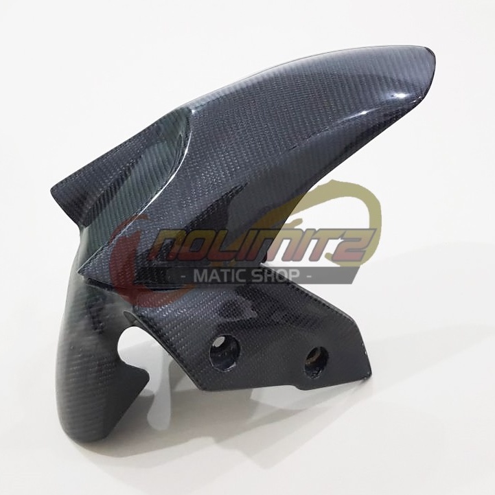 Spakbor Hugger Depan Carbon Kevlar Parts ORI Yamaha Aerox 155