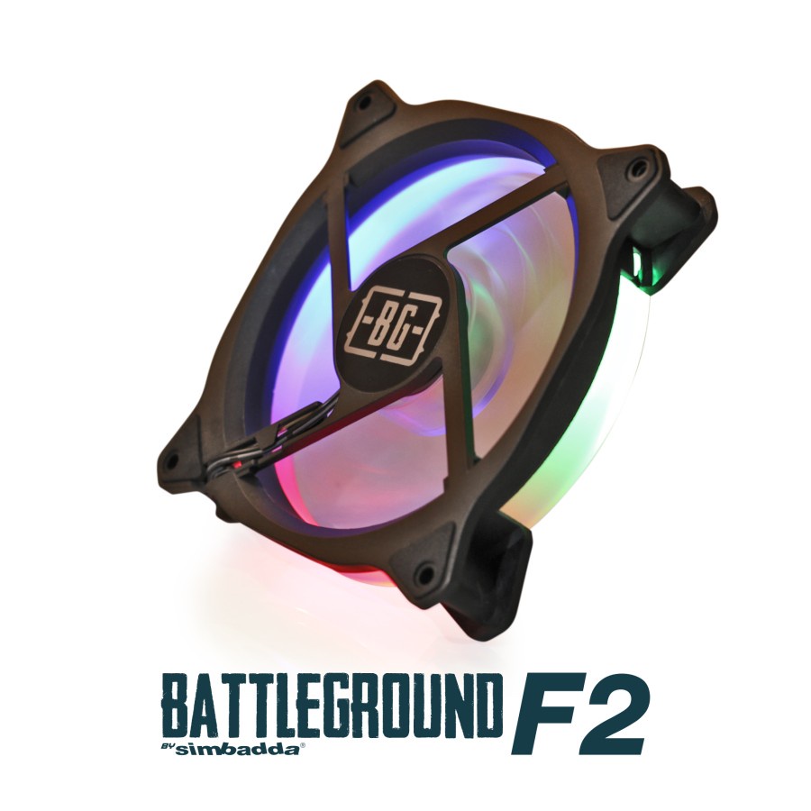 Fan Simbadda Battleground F2 RGB Fan Casing PC 12cm