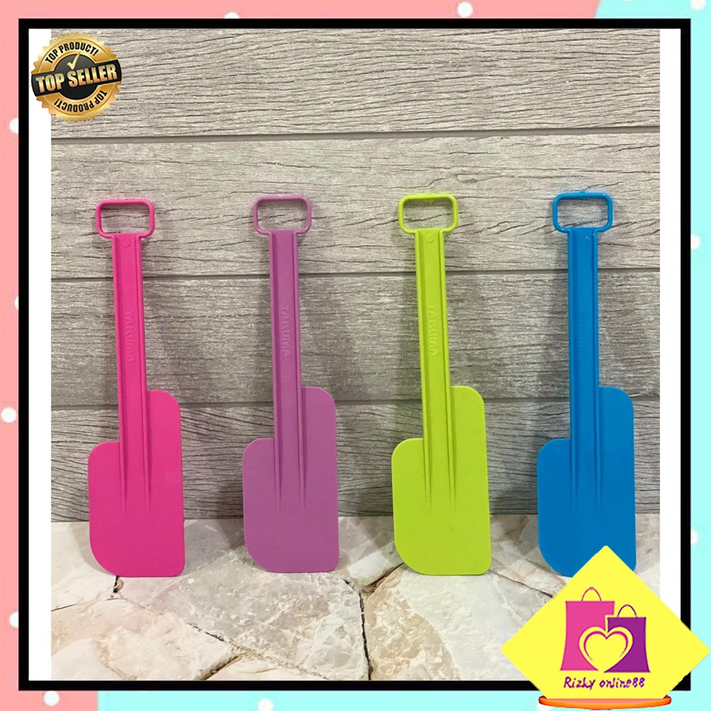 Rizkyonline88 Spatula plastik chery polesan kue Solet plastik POC-507-D