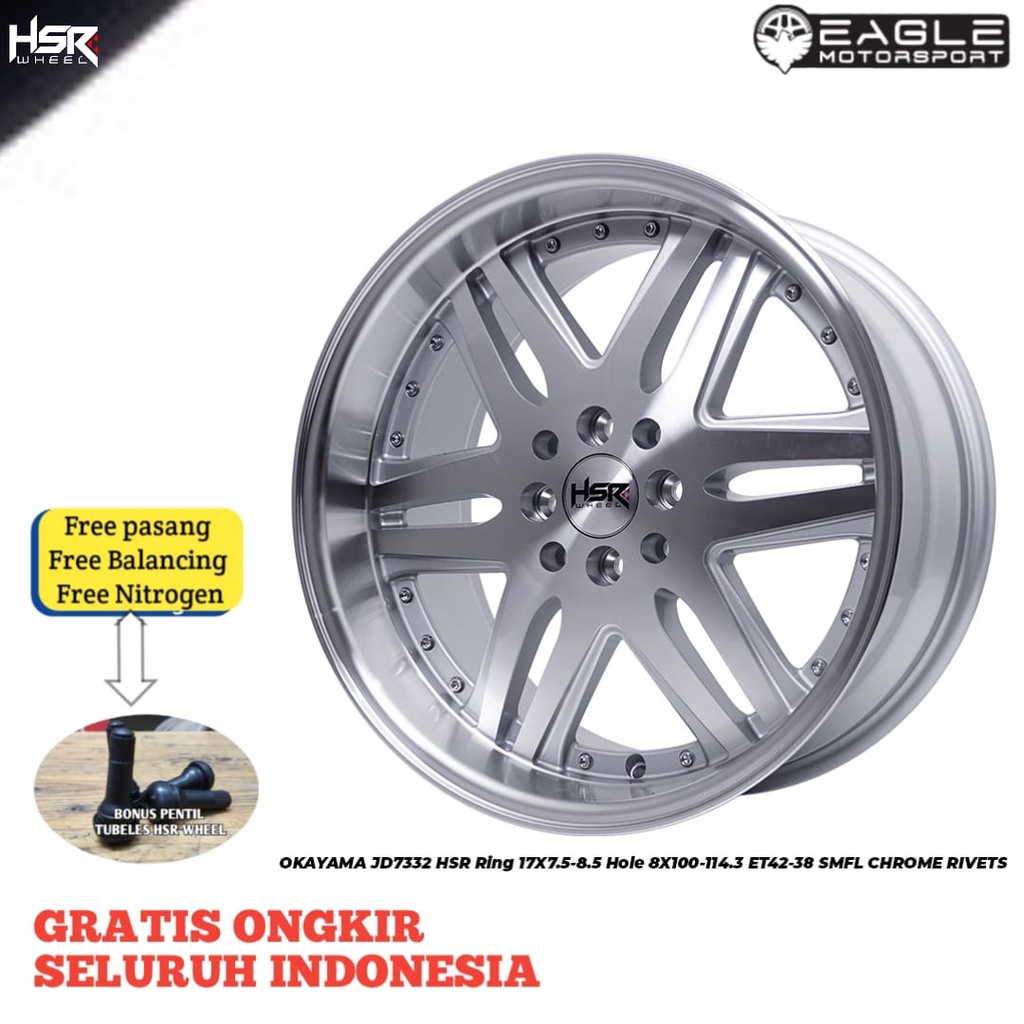 VELG MOBIL CELONG R17 RING 17 HSR OKAYAMA VELG AVANZA XENIA AGYA CALYA SIGRA