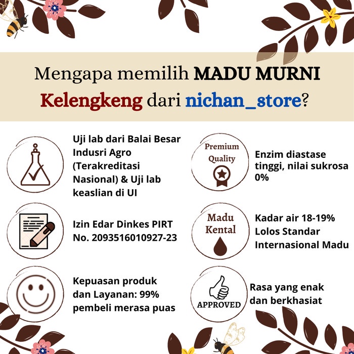 

MADU- MADU / MADU ASLI / MADU MURNI KELENGKENG PREMIUM 1400 GRAM -MADU