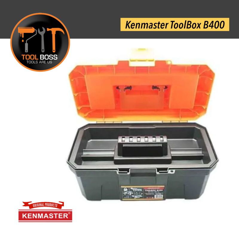 KENMASTER TOOLS BOX PLASTIK B 400 TOOLS BOX BESAR TEMPAT PERKAKAS