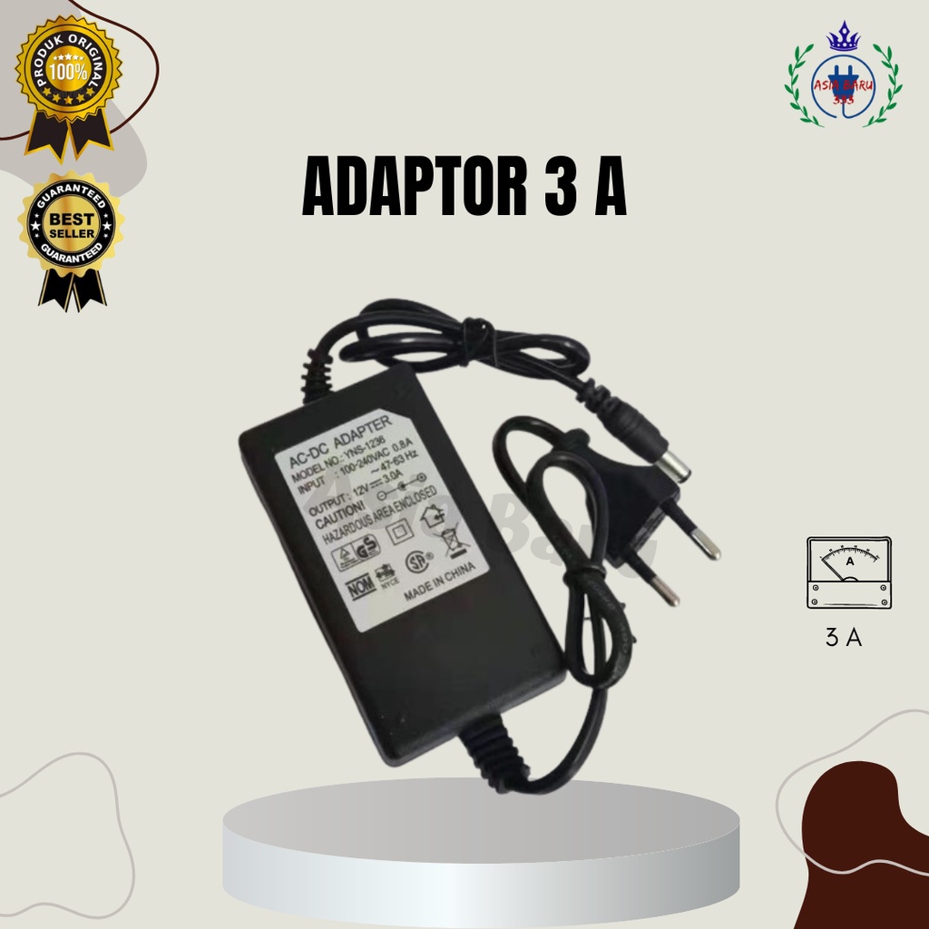 Adaptor Neon Flex DC 12V 2A 3A