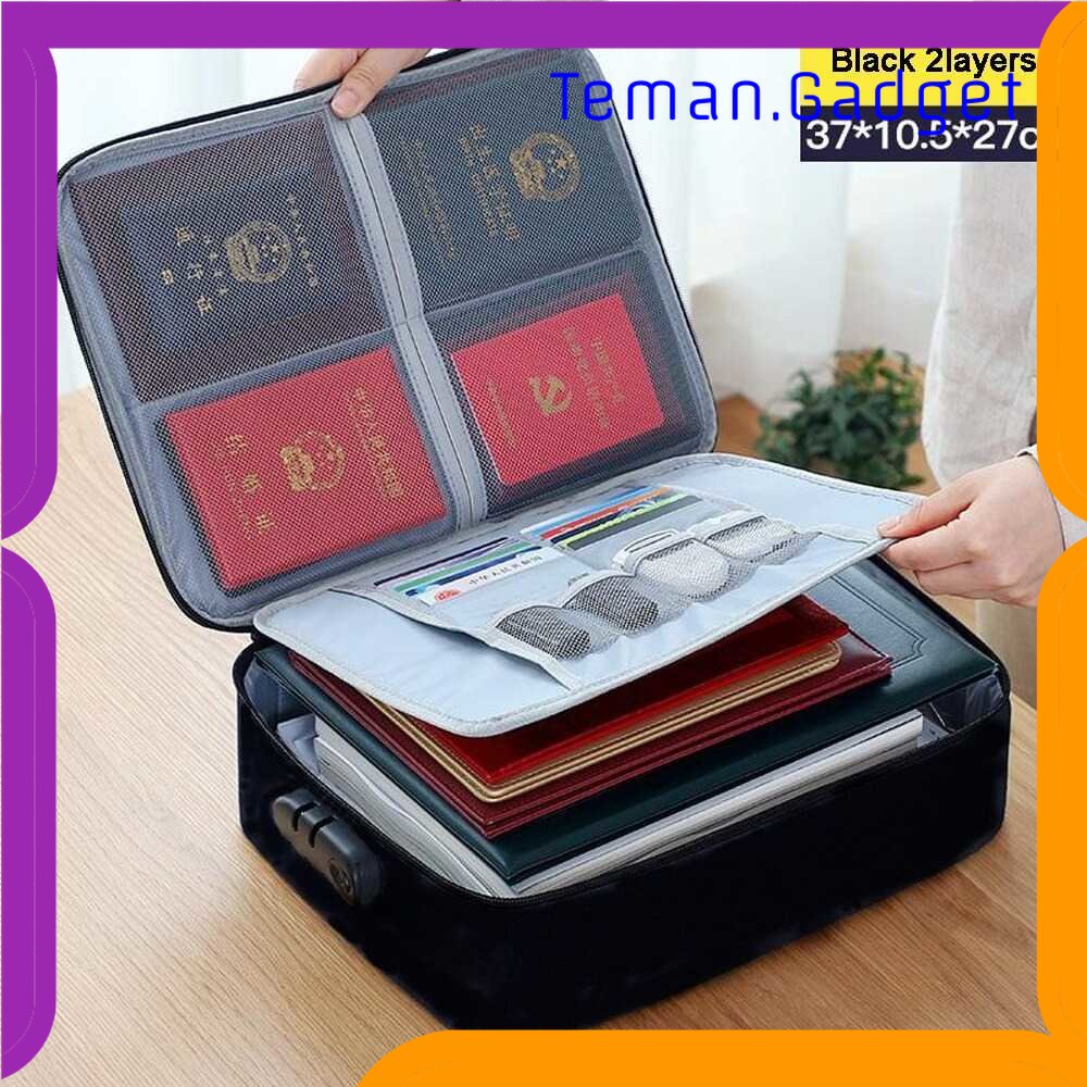TG - TRV Tas Travel Organizer Double Layer Password Lock - KA50